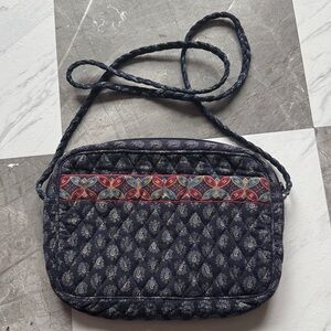 Vera Bradley Classic Navy Blue Crossbody Purse